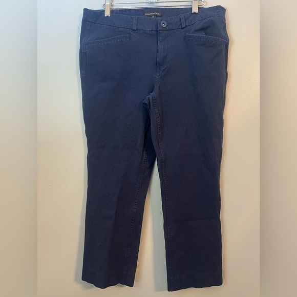 Banana Republic Women's Slim Straight Cropped Pant Isola Nights Navy Size 10 - Picture 3 of 14